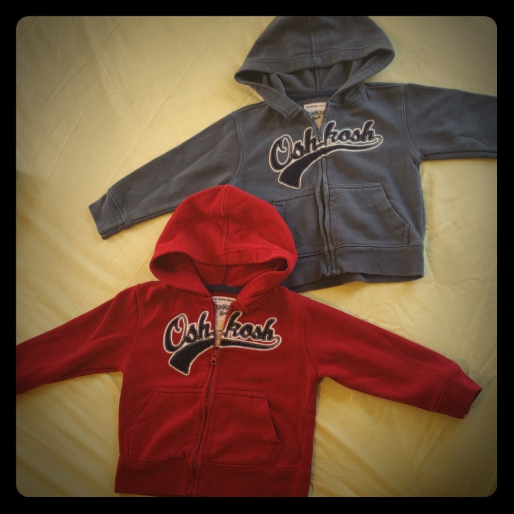 2 OshKosh B'gosh Hoodies